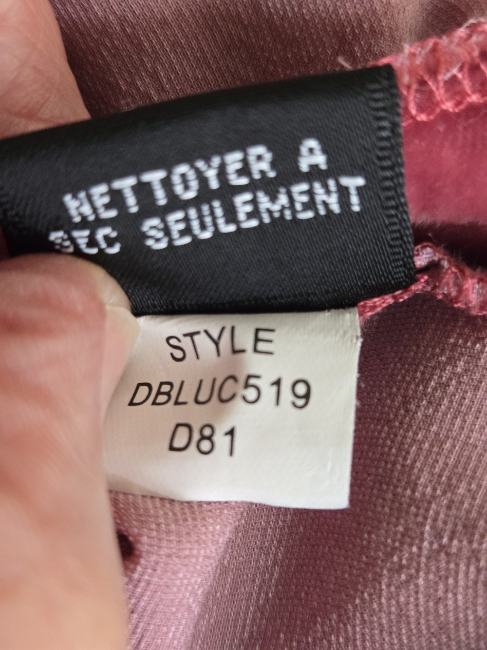 Dana Buchman Dusty Raspberry Velvet Ruffle-Trim Blouse - Picture 10 of 13